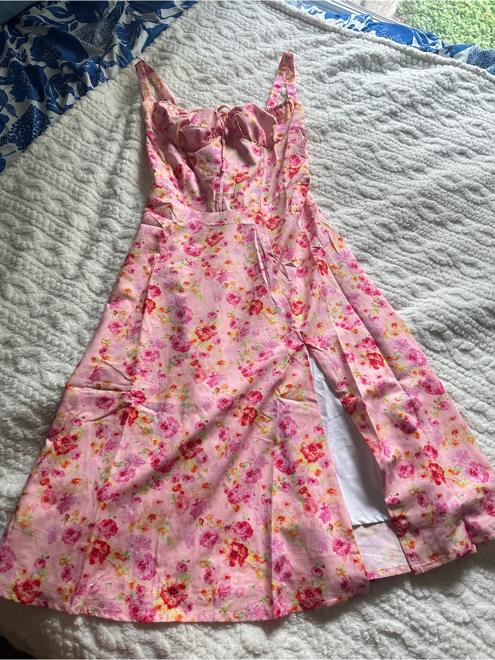 Pink Floral Sundress